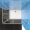 B.100x80cm Schiebetür Höhe 185cm Duschkabinen Eckeinstieg Produktbild-Vorschau 2