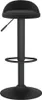 A black bar stool is shown against a white background. Voir les images du produit