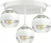 Lampa Wisząca Sufitowa Żyrandol Biała Szklane Kule White Podgląd zdjęcia produktu 1