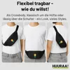 Huuraa Bauchtasche Ananas Comic 2,5 Liter Black Polyester Produktbild-Vorschau 3
