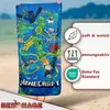 Asciugamano da bagno Minecraft Slurp 75x150 cm Asciugamano Anteprima dell’immagine prodotto 3