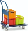 fetra 3100, Stahl, Pritschenwagen-Trolley, Blau, 150 kg, 4 Produktbild-Vorschau 2
