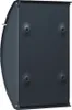 A dark gray mailbox is shown from a side-angle, mounted on a white background. Voir les images du produit