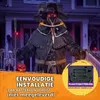 Animatronischer Geisterdoktor 190 cm, Halloween-Deko mit LED-Augen Produktbild-Vorschau
