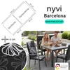 NYVI Gartenstuhl Auflagen Niedriglehner 6er Set Barcelona - Produktbild-Vorschau 2