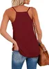 ASKSA Damen Bluse V-Ausschnitt Ärmellose Einfarbige T-Shirt Produktbild-Vorschau 5