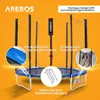 AREBOS Gartentrampolin Ø244 cm | Mit Netz, Leiter & Produktbild-Vorschau 5