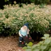 Relaxdays Gartenzwerg mit Pilzen, wetterfest, frostsicher, Produktbild-Vorschau 5