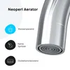 A close-up of a faucet aerator with feature callouts. Produktbild-Vorschau