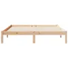 vidaXL Massivholzbett Extra Lang ohne Matratze 140x220 Produktbild-Vorschau 4