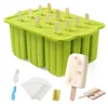 Eisform Silikon, 12 Popsicle Mold Mold Silikon Eisform Produktbild-Vorschau 1