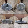 Räucherstäbchenhalter Blume Metall silber Produktbild-Vorschau 8