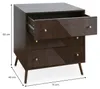Kommode LIVIA mit 3 Schubladen, Dunkelbraun - Anrichte mit Produktbild-Vorschau 6