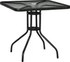 Gartentisch Abnehmbar Metall 76x76 cm Wetterfest Produktbild-Vorschau 1