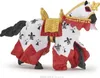 A toy horse with elaborate royal regalia. Produktbild-Vorschau