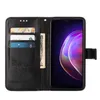 VIVO V21 5G Hülle, Schmetterling Prägung Flip Leder Produktbild-Vorschau 3