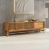 Lowboard ADAMO 180 cm aus Massivholz, Eiche Finish - TV Produktbild-Vorschau 2