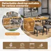 Flieks Gartenmöbel-Sets 6-tlg., Gartenmöbelset mit Produktbild-Vorschau 5