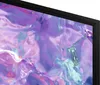 A close-up view of a television screen displaying a colorful, abstract pattern. Produktbild-Vorschau