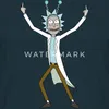 Spreadshirt Rick & Morty Rick Sanchez Pose Mittelfinger Produktbild-Vorschau 2