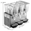 Saftdispenser mit Klapphahn Schwarz - 12 L x 3 Saftspender Produktbild-Vorschau 8