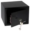 Möbeltresor Doppelbartschloss HMF 49216 23 x 17 x 17 cm Schwarz Produktbild-Vorschau