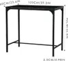 A black bar table with dimensions indicated by text overlays. Náhled obrázku produktu