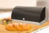 Boîte à pain moderne avec couvercle roulant en acier Voir les images du produit 3