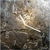 Wanduhr aus Glas mit Motiv Gekrakeltes Metall- 30 x 30 cm - Produktbild-Vorschau 1