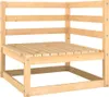 vidaXL Divano angolare da giardino con cuscini in legno Anteprima dell’immagine prodotto 12