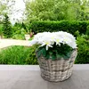 Rattan Pflanztopf mit Kunststoff Einsatz - 33 x 24 cm - Produktbild-Vorschau 5