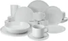 A collection of white ceramic dishes and cups arranged on a white background. Náhľad obrázku produktu