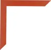 A corner piece of an orange picture frame. Produktbild-Vorschau
