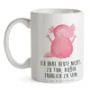 Mr. & Mrs. Panda Tasse Axolotl Hurra - Weiß - Geschenk, Produktbild-Vorschau 3