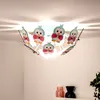 RGB LED Kinderzimmer Deckenbeleuchtung mit Eulen VIKI 2 Produktbild-Vorschau 2