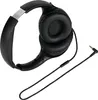 A pair of black over-ear headphones with a black audio cable and a 3.5mm jack. Produktbild-Vorschau