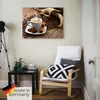 ARTland Leinwandbild Kaffeetasse Leinensack mit Produktbild-Vorschau 5