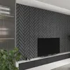 HOME DELUXE - Akustikpaneel Fischgrätenoptik Black Oak 80 x Produktbild-Vorschau 2