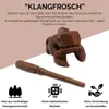 Frosch Klangfrosch Gr. 5 – 14 cm Klangtier aus Holz | Produktbild-Vorschau 7