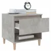 The Living Store Nachttische 2 Stk. Betongrau 50x46x50 cm Produktbild-Vorschau 4