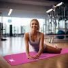 Růžová sportovní podložka, na fitness, jógu, cvičení, s Náhled obrázku produktu 11