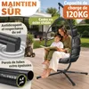 Fauteuil suspendu ELONEO avec support, fauteuil à bascule Voir les images du produit 4