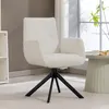 HOMCOM Fauteuil, draaibaar, loungefauteuil met Productafbeelding-voorbeeld 2