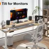 Universal TV Standfuss 17-43 Zoll Monitorständer Glasfuß Produktbild-Vorschau 3