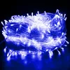 A tangled bundle of blue LED string lights on a dark background. Náhled obrázku produktu
