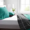 Renforce Bettwäsche Set 240x220 cm in Petrol Anthrazit Produktbild-Vorschau 3