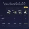 Fentic Impastatrice Planetaria 1800W, Ciotola Inox 7L, Anteprima dell’immagine prodotto 11