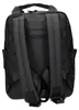 Kleiner Rucksack BKR-502 aus schwarzem Kunstleder, 26x29x10 Produktbild-Vorschau 4