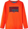 vidaXL Kinder-Langarmshirt Hellorange 116 Produktbild-Vorschau 7