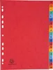 Exacompta 5x Register + A4, Karton, 225g, 20 Taben, Taben Produktbild-Vorschau 1